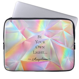 Holografisk estetik laptop fodral