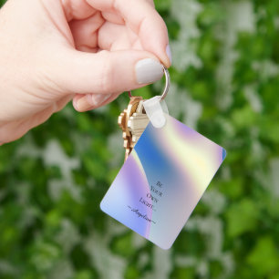 Holografisk estetik nyckelring