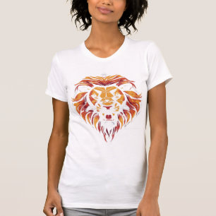 Holografisk geometrisk Lejon T Shirt