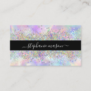 Holografisk glitter skönhetssalong chic affär