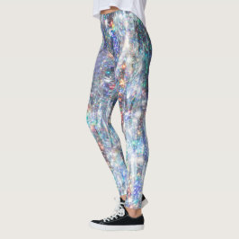 Holografisk Gnistra Glitter Leggings