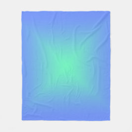 Holografisk grönt av shiny-diamantblått till akvam fleecefilt