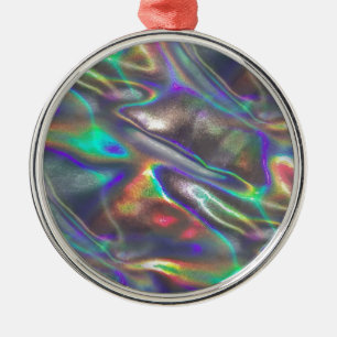 holografisk julgransprydnad metall