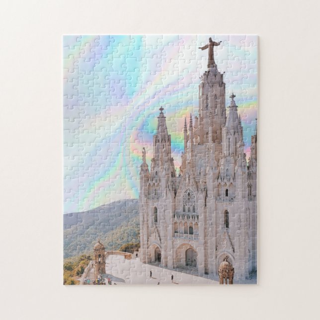 Holografisk katedral pussel (Vertikal)
