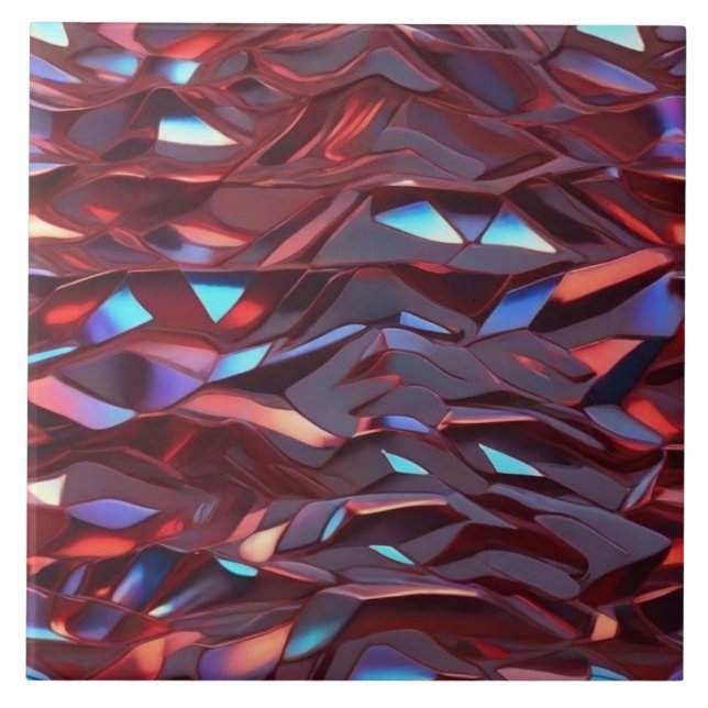 Holografisk keramik Tile Kakelplatta (Framsidan)