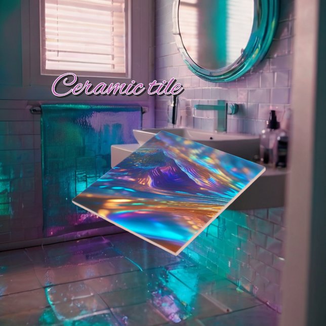 Holografisk keramik Tile Kakelplatta (Skapare uppladdad)
