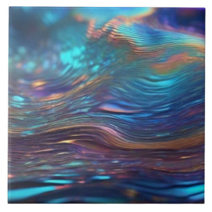 Holografisk keramik Tile Kakelplatta