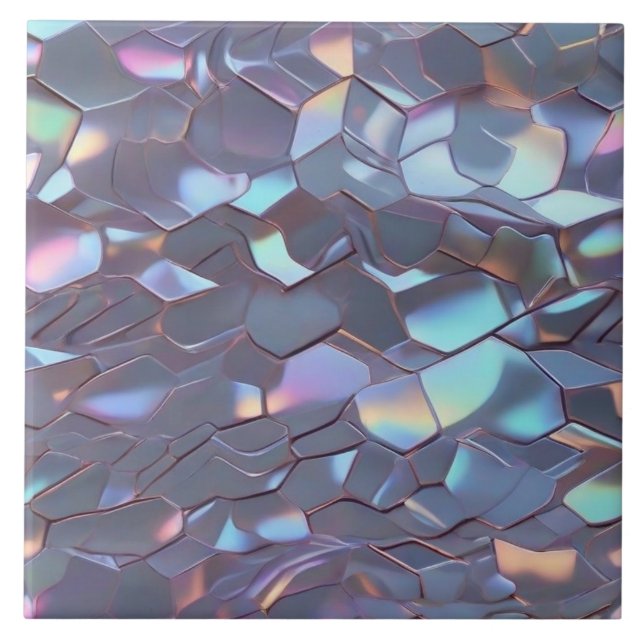 Holografisk keramik Tile Kakelplatta (Framsidan)