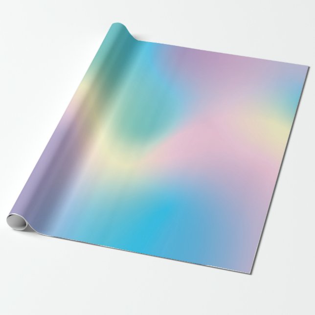 Holografisk legans: Mesmerizing Wrapping Papper Presentpapper (Utrullad)