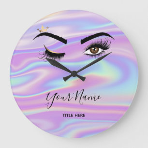Holografisk Makeup-artist Wink Öga Lash Extensions Stor Klocka
