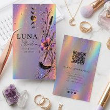 Holografisk ögonfransartist Lyx Iridescent QR-ögon