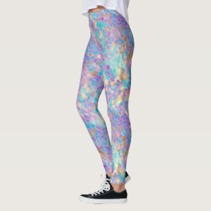 Holografisk olja leggings