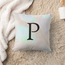 Holografisk Opal Iridescent Monogram Chic