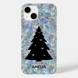Holografisk Opal Stone Background Helgdagar Namn