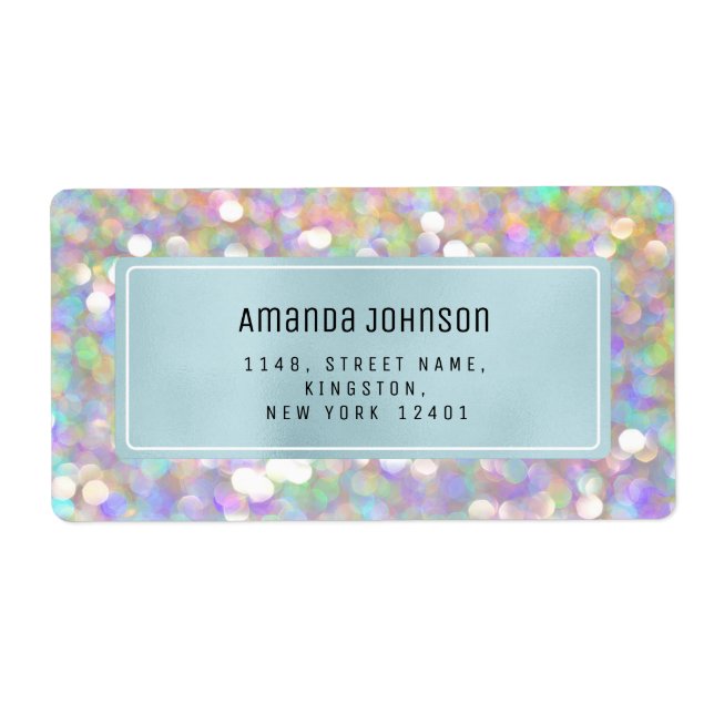 Holografisk OSA Framed Boutique Online Blue Fraktsedel (Framsidan)