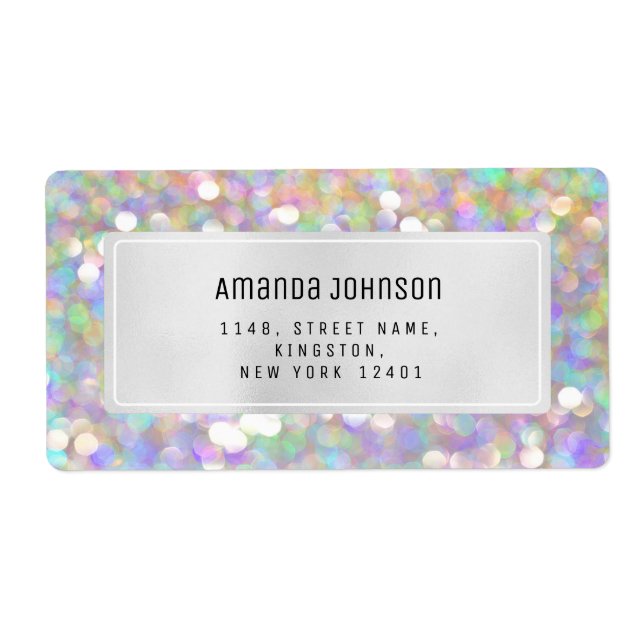 Holografisk OSA Framed Boutique Online Grått Fraktsedel (Framsidan)