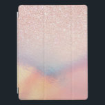 Holografisk övertoning från ro Guld Glitter iPad Pro Skydd<br><div class="desc">Den här utformningen av elegant och chic är perfekt för trendiget och snyggtens flickor. Den har faux tryckt ro guld glitter med rosa, persika, blått och lila iridescent, holografisk övertoningsdesign. Det är modernt, coola, unikt, glamoröst och originellt. ***VIKTIG DESIGN-ANMÄRKNING: Om du vill ha en begäran från anpassad design, t.ex. matchande...</div>