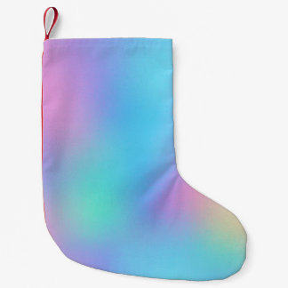 Holografisk Pastelldröm Liten Julstrumpa