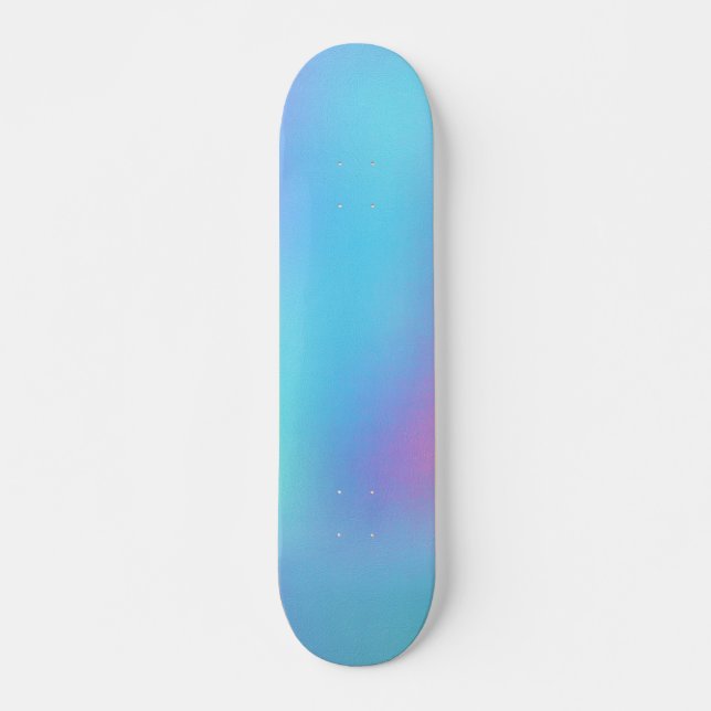 Holografisk Pastelldröm Mini Skateboard Bräda 18,5 Cm (Framsida)