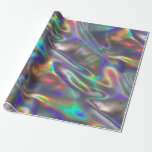 holografisk presentpapper<br><div class="desc">holografi ,  "hipster julafton",  hologram,  vaporwave ,  estesisk ,  "hipster christmas",  metallisk,  psykedelisk,  futuristiska, silver</div>