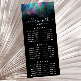 Holografisk Pris av Alcohol Bläck Service Reklamkort