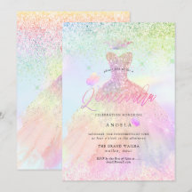Holografisk Quinceanera Princess+Butterflies