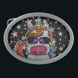 Holografisk regnbåge Stars Unicorn Glitter Black<br><div class="desc">Regnbågsenordsparkler med en faux glitter-effekt. Färga faux holografisk stjärna hamnar mot elegantens svarta bakgrund. Finns i andra söta kawaii tecknade figurer och många andra färg-kombinationer.</div>