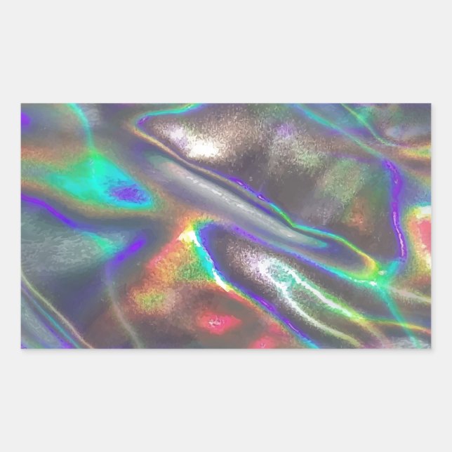 holografisk rektangulärt klistermärke (Framsida)