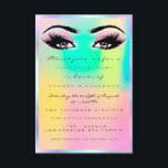 Holografisk Rosa Makeup Bröllop Sweet 16th Inbjudningar<br><div class="desc">elegant lyx event
 florenceKdesig@gmail.com Ha en speciell dag! FlorenceK desig</div>