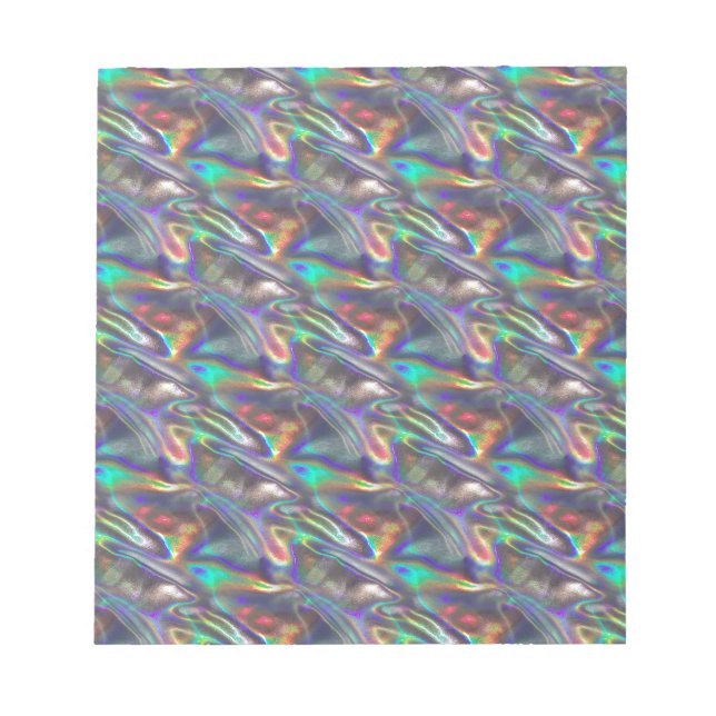 holografisk silver anteckningsblock (Framsida)