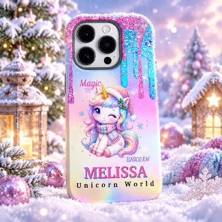 Holografisk Söt Kawaii Högtidlig Enhörning