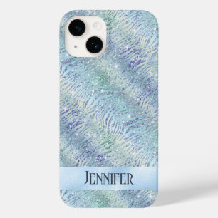 Holografiska glitter zebra tryck