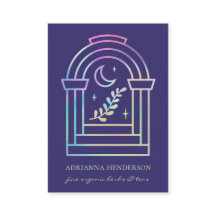 Holografiska Måne & Herb Mystical Boho Doorway