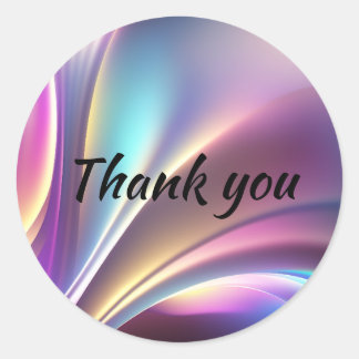 Holografiska mönster runt klistermärke