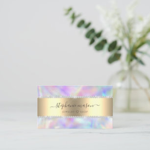 Holografiska Pastell Regnbåge Diamanter Girly Affä