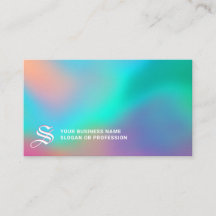Holografiska Wonderland | Monogram-Affärskort