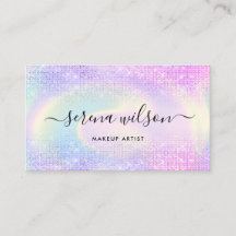 Holografiskt encorn Glittering Holo makeup hair