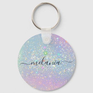 Holografiskt Glam Glitter Elegant Sparkles Nyckelring