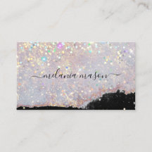 Holografiskt Glam Glitter Makeup Artist Black Chic