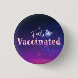 Holografiskt helt vaccinerat skydd knapp