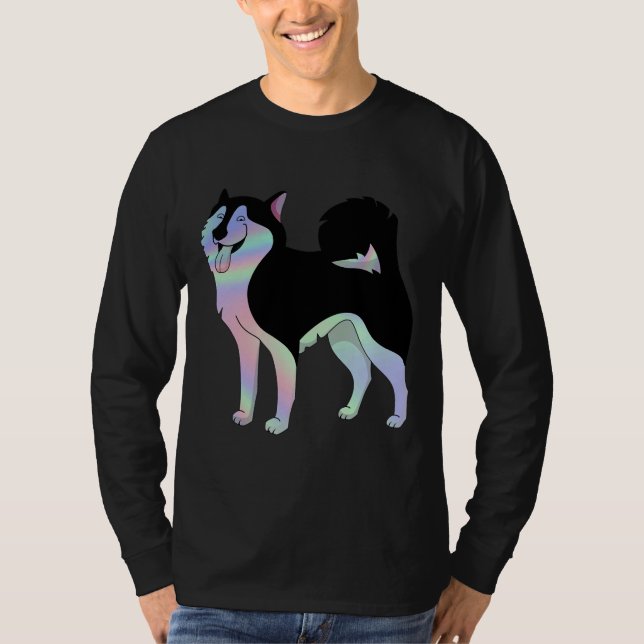 Holografiskt Husky T Shirt (Framsida)