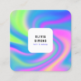 Holografiskt minimalistiskt visitkort