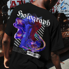 Holografiskt nybildat greek streetwear t shirt