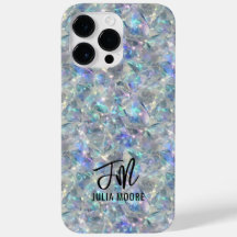 Holografiskt, opal Stone-bakgrundsmonogram