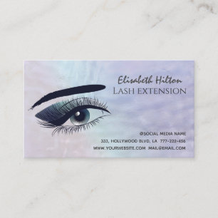 Holografiskt pärlor som möjliggör makeup öga efter visitkort