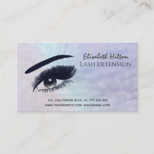 Holografiskt pärlor som möjliggör makeup öga efter visitkort