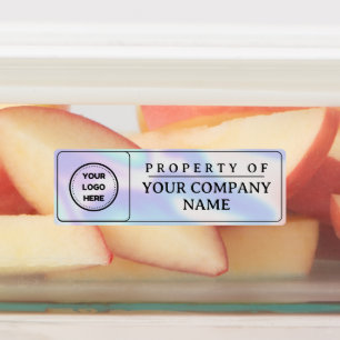 Holografiskt tillägg av Logotyp Egendom av etikett
