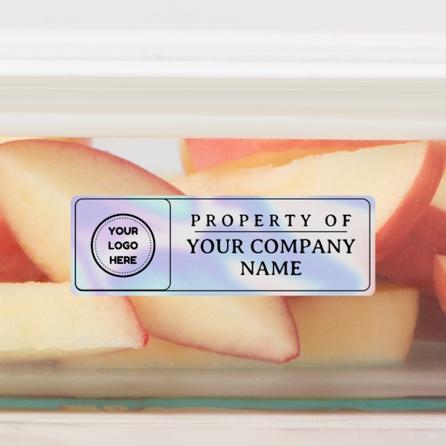 Holografiskt tillägg av Logotyp Egendom av etikett (Påsatt)