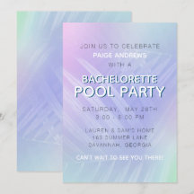 Holografiskt Tropical Löv Bachelorette Party