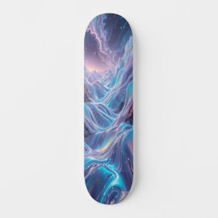 Holografiskt Vågar Edition 2 Mini Skateboard Bräda 18,5 Cm